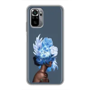 Чехлы (ART) Цветы на Xiaomi Redmi Note 10S (VPrint) (Цветы на голове)