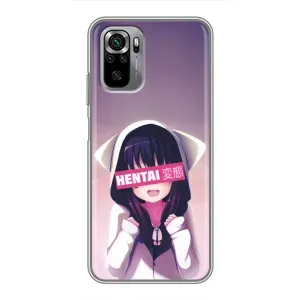 Чехол с принтом «Hentai chan» для Xiaomi Redmi Note 10S