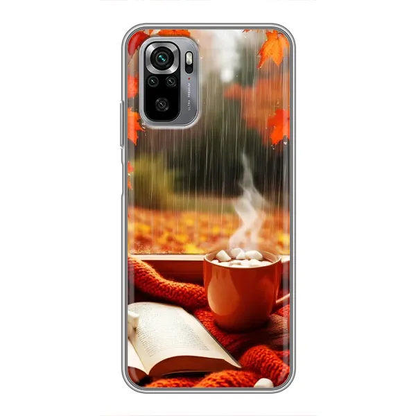 Чехол с принтом «Кофе и дождь» для Xiaomi Redmi Note 10S Чехол с принтом «Кофе и дождь» для Xiaomi Redmi Note 10S