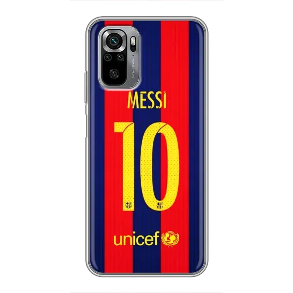 Чохол з принтом «Messi Barca 10» для Xiaomi Redmi Note 10S