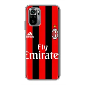 Чехлы для Xiaomi Redmi Note 10S (VPrint) - Футбольные клубы (Milan)