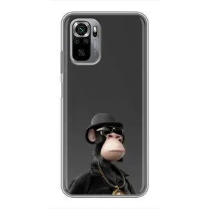 Чехлы с Обезьянами NFT для Xiaomi Redmi Note 10S (AlphaPrint) (Обезьяна NFT)