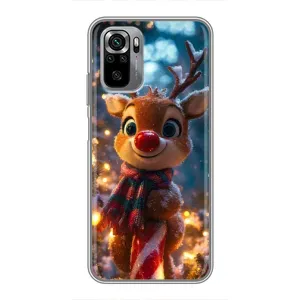 Чехол с принтом «Олень с шарфом» для Xiaomi Redmi Note 10S