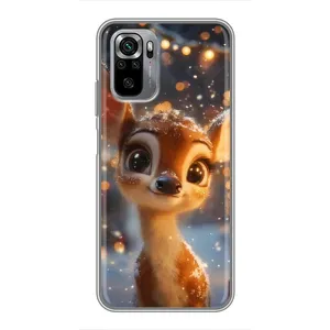 Чехол с принтом «Олененок среди гирлянд» для Xiaomi Redmi Note 10S