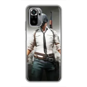 Чехол PUBG для Сяоми Редми Ноут 10S (AlphaPrint)