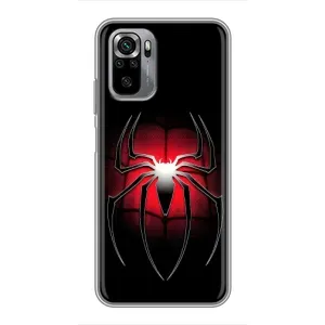 Чехол с человеком пауком для Xiaomi Redmi Note 10S - (AlphaPrint)