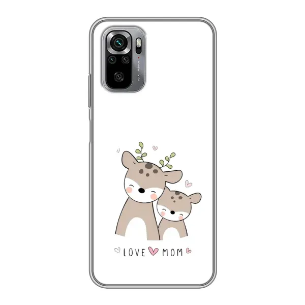 Чехол с принтом «Оленята мама и малыш» для Xiaomi Redmi Note 10S Чехол с принтом «Оленята мама и малыш» для Xiaomi Redmi Note 10S