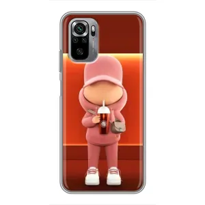Крутые Чехлы Луи Виттон для Xiaomi Redmi Note 10S (AlphaPrint) (С Кофе)