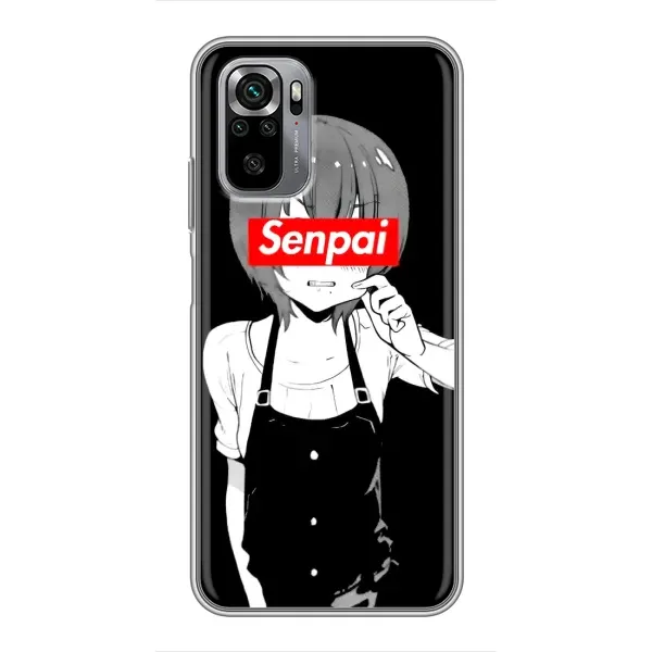 Чехол с принтом «Senpai» для Xiaomi Redmi Note 10S