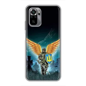 Чехлы с картинкой ЗСУ для Xiaomi Redmi Note 10S (AlphaPrint) (Солдат ЗСУ)