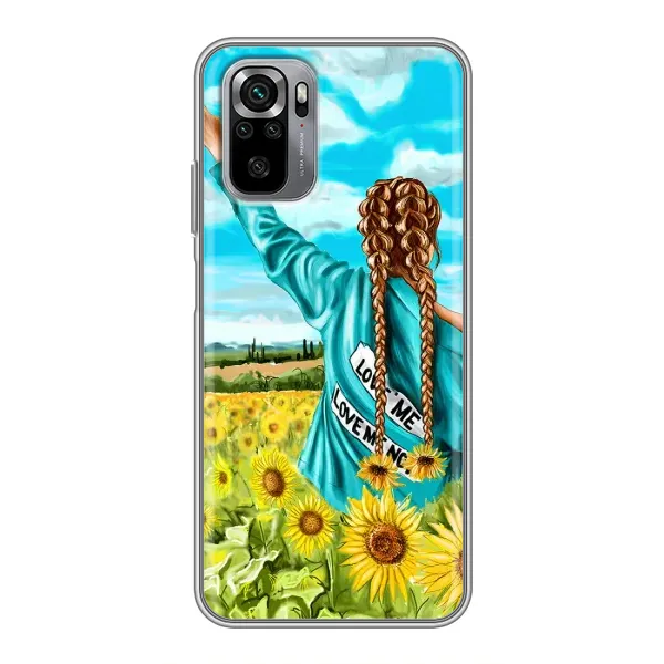 Чехол с принтом «Украиночка» для Xiaomi Redmi Note 10S Чехол с принтом «Украиночка» для Xiaomi Redmi Note 10S
