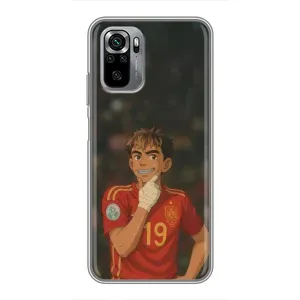 Чохол з футболістом Ламін Ямаль Xiaomi Redmi Note 10S (Ямаль аніме)