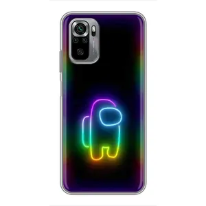 Чехол Амонг Ас для Xiaomi Redmi Note 10S (AlphaPrint) (Яркий скин)