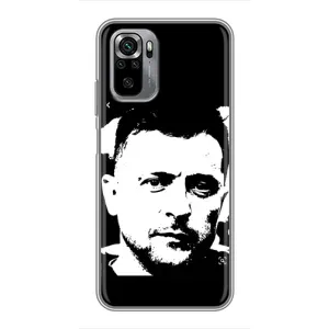 Чехол для Xiaomi Redmi Note 10S (AlphaPrint - с принтом Зеленского)