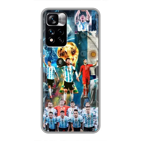 Чехол с принтом «Аргентина Месси» для Xiaomi Redmi Note 11 Pro Plus Чехол с принтом «Аргентина Месси» для Xiaomi Redmi Note 11 Pro Plus