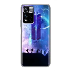 Чехол с принтом «Army BTS» для Xiaomi Redmi Note 11 Pro Plus