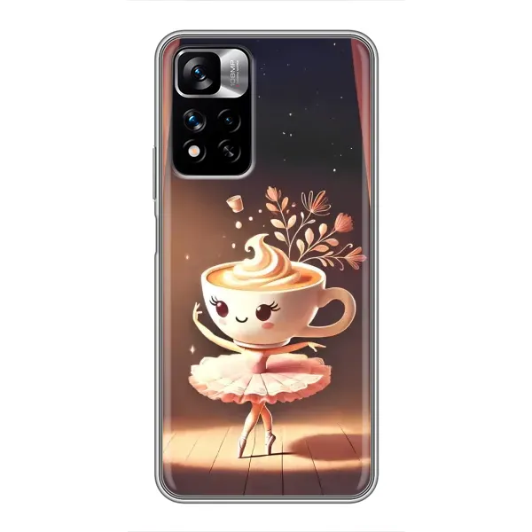 Чехол с принтом «Балерина капучина» для Xiaomi Redmi Note 11 Pro Plus