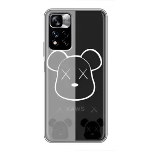 Чехол с принтом «БеарБрик глаза» для Xiaomi Redmi Note 11 Pro Plus