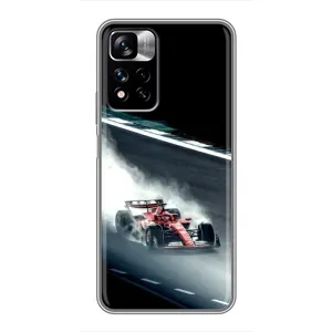Чехол Формула1 на Xiaomi Redmi Note 11 Pro Plus (Болид гоночный)