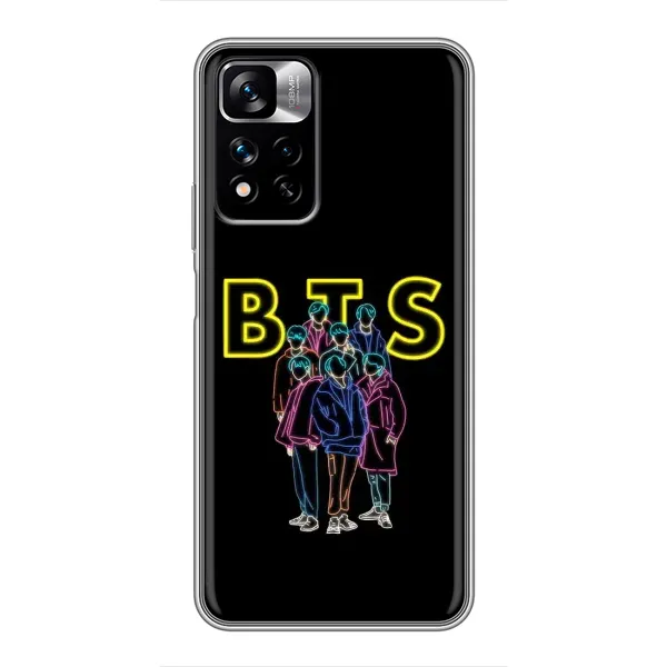 Чехол с принтом «BTS стайл» для Xiaomi Redmi Note 11 Pro Plus Чехол с принтом «BTS стайл» для Xiaomi Redmi Note 11 Pro Plus