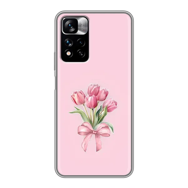 Чехол с принтом «Букет цветов» для Xiaomi Redmi Note 11 Pro Plus