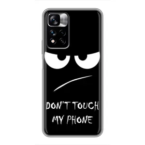 Чехол с принтом «Dont Touch» для Xiaomi Redmi Note 11 Pro Plus