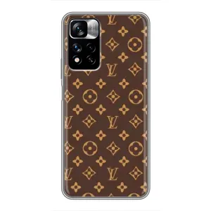 Чехлы Луи Витон для Xiaomi Redmi Note 11 Pro Plus (AlphaPrint - LOUIS VUITTON) (фон LOUIS VUITTON)