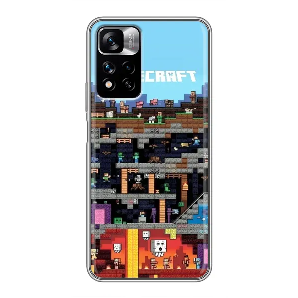 Чехол с принтом «фон Minecraft» для Xiaomi Redmi Note 11 Pro Plus Чехол с принтом «фон Minecraft» для Xiaomi Redmi Note 11 Pro Plus