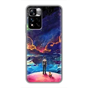 Чехол с принтом «Галактический вид» для Xiaomi Redmi Note 11 Pro Plus