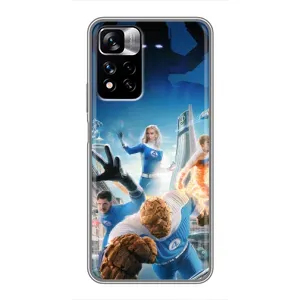 Чехол с принтом Фантастическая четверка для Xiaomi Redmi Note 11 Pro Plus (Герои Фантастическая Четверка)