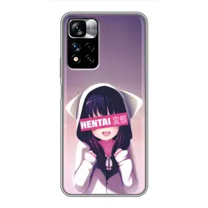Чехол с принтом «Hentai chan» для Xiaomi Redmi Note 11 Pro Plus