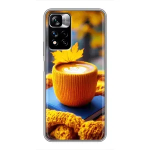Чохол з принтом «Кава на жовтому пледі» для Xiaomi Redmi Note 11 Pro Plus