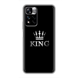 Чехол с принтом «KING» для Xiaomi Redmi Note 11 Pro Plus
