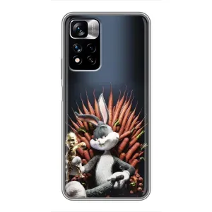Чехол с принтом «Король Кролик» для Xiaomi Redmi Note 11 Pro Plus