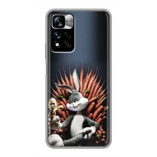 Чехол с принтом «Король Кролик» для Xiaomi Redmi Note 11 Pro Plus Чехол с принтом «Король Кролик» для Xiaomi Redmi Note 11 Pro Plus
