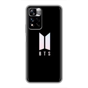 Чехол с принтом «Лого BTS» для Xiaomi Redmi Note 11 Pro Plus