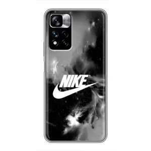 Чехол для Xiaomi Redmi Note 11 Pro Plus - с принтом Найк (AlphaPrint) (Лого Найк)