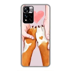 Чохол з принтом «Любовь до собак» для Xiaomi Redmi Note 11 Pro Plus