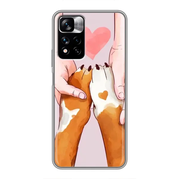 Чохол з принтом «Любовь до собак» для Xiaomi Redmi Note 11 Pro Plus Чохол з принтом «Любовь до собак» для Xiaomi Redmi Note 11 Pro Plus