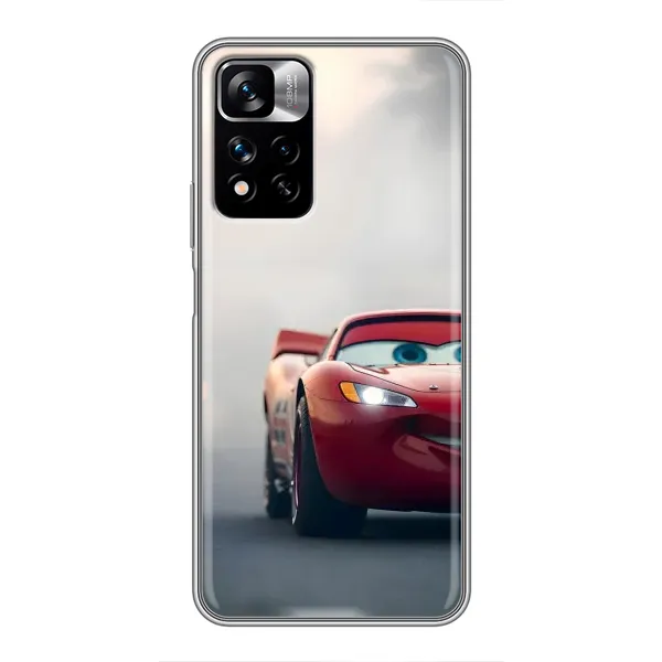 Чехол с принтом «Скоростной Маквин» для Xiaomi Redmi Note 11 Pro Plus Чехол с принтом «Скоростной Маквин» для Xiaomi Redmi Note 11 Pro Plus