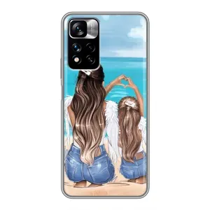 Чехол с печатью для Xiaomi Redmi Note 11 Pro Plus - (Мама с ребенком) (AlphaPrint)