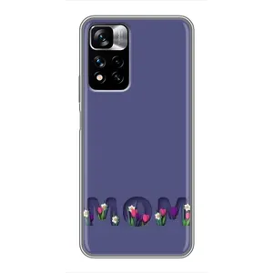 Чохол з принтом «Мама в квітах» для Xiaomi Redmi Note 11 Pro Plus