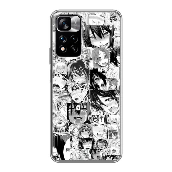 Чехол с принтом «Ahegao manga» для Xiaomi Redmi Note 11 Pro Plus Чехол с принтом «Ahegao manga» для Xiaomi Redmi Note 11 Pro Plus