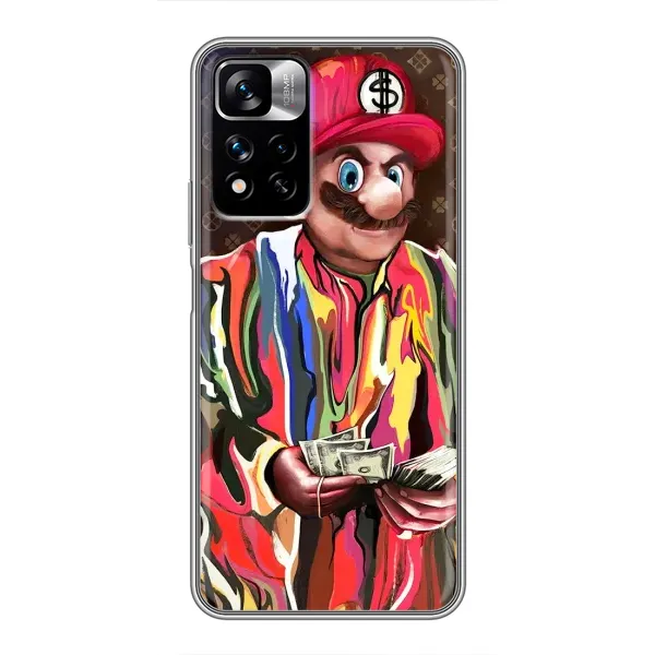 Чехол с принтом «Mario LV» для Xiaomi Redmi Note 11 Pro Plus