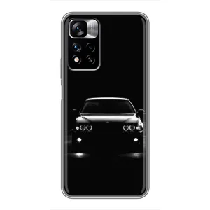 Чехол для Редми Нот 11 Про Плюс - с принтом БМВ (AlphaPrint) (Машина BMW)