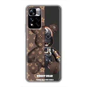 Крутые Чехлы Луи Виттон для Xiaomi Redmi Note 11 Pro Plus (AlphaPrint) (Медведь Луи Витон)
