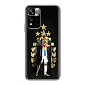 Чохли для Xiaomi Redmi Note 11 Pro Plus (Leo чемпіон) (AlphaPrint) (Мессі Король)