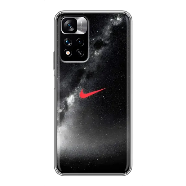 Чехол с принтом «Найк красный» для Xiaomi Redmi Note 11 Pro Plus