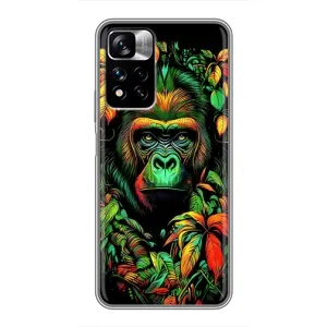 Чехол с принтом «Обезьяна в тропиках» для Xiaomi Redmi Note 11 Pro Plus