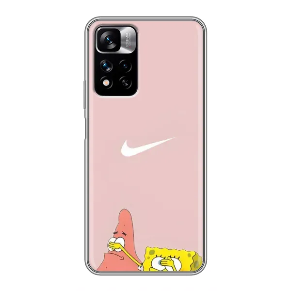 Чехол с принтом «Патрик и Губка» для Xiaomi Redmi Note 11 Pro Plus